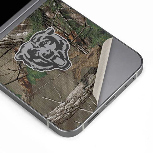 NFL Chicago Bears Realtree Xtra Green Camo Galaxy Z Flip6 Skin